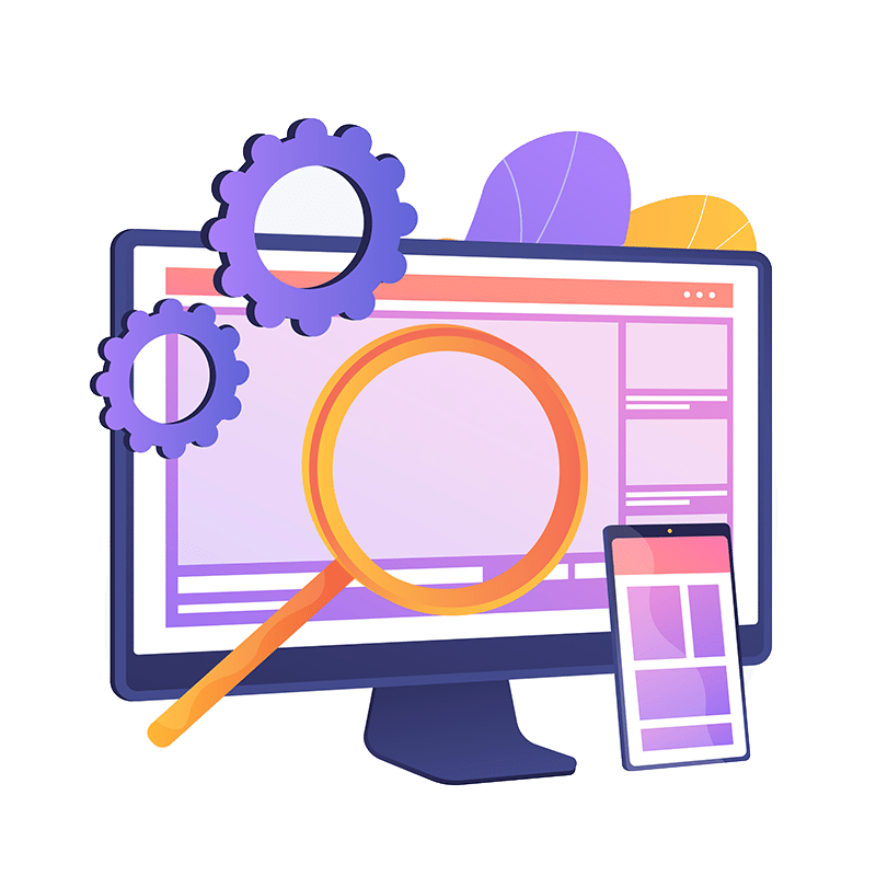 Illustration d’une analyse et maintenance de site web